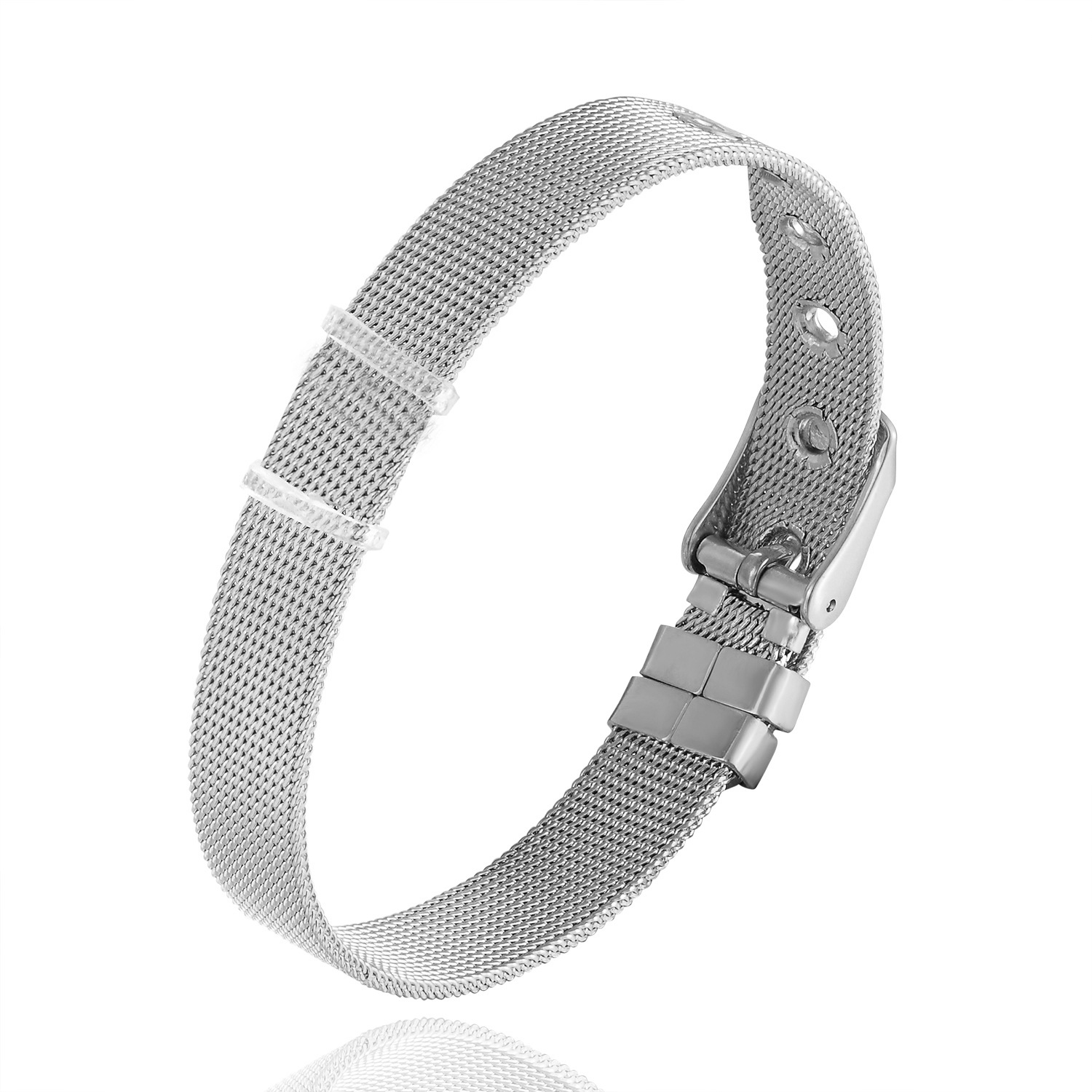 Silver watch band