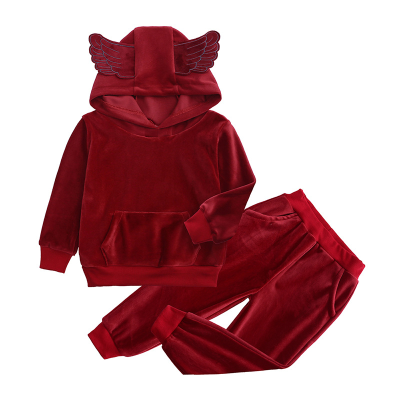 Burgundy small wing suit