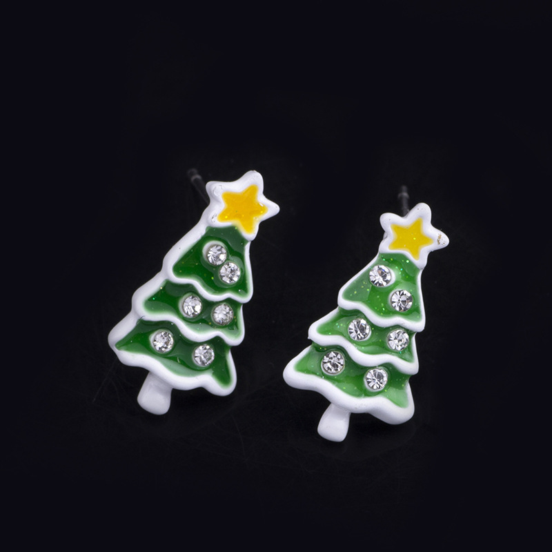 Stud earring, Christmas tree