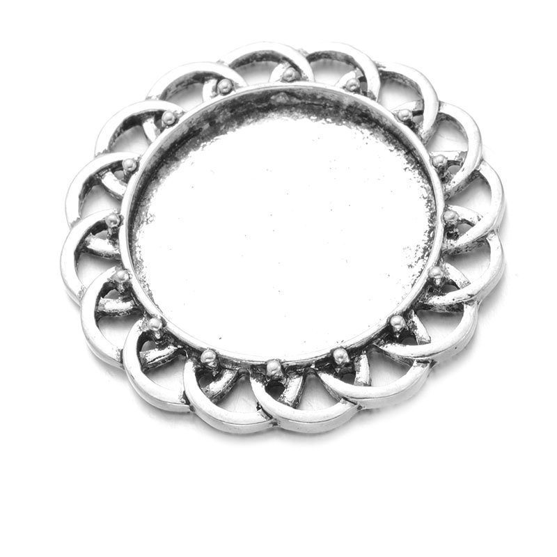 antique silver color, 30mm