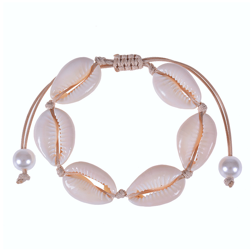 Beige shell bracelet (pearl)