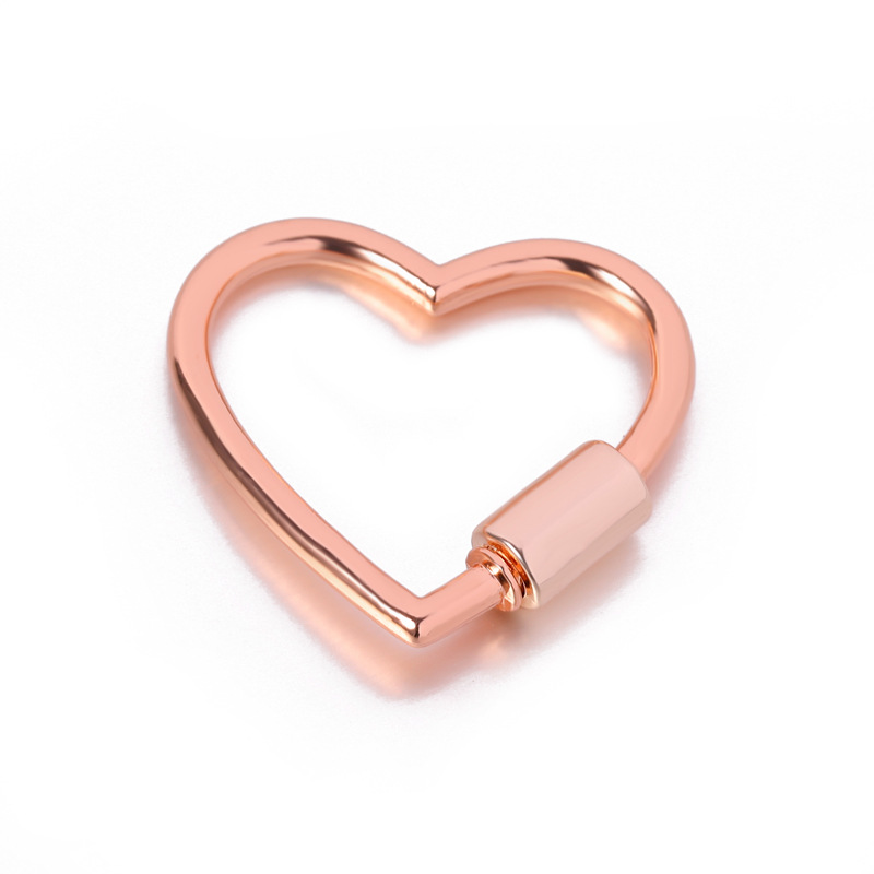 7 rose gold color plated