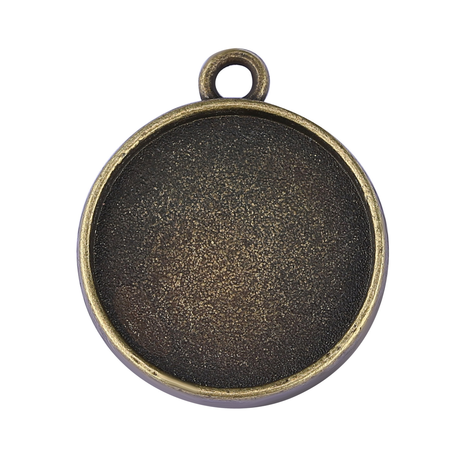 antique brass color plated,16mm