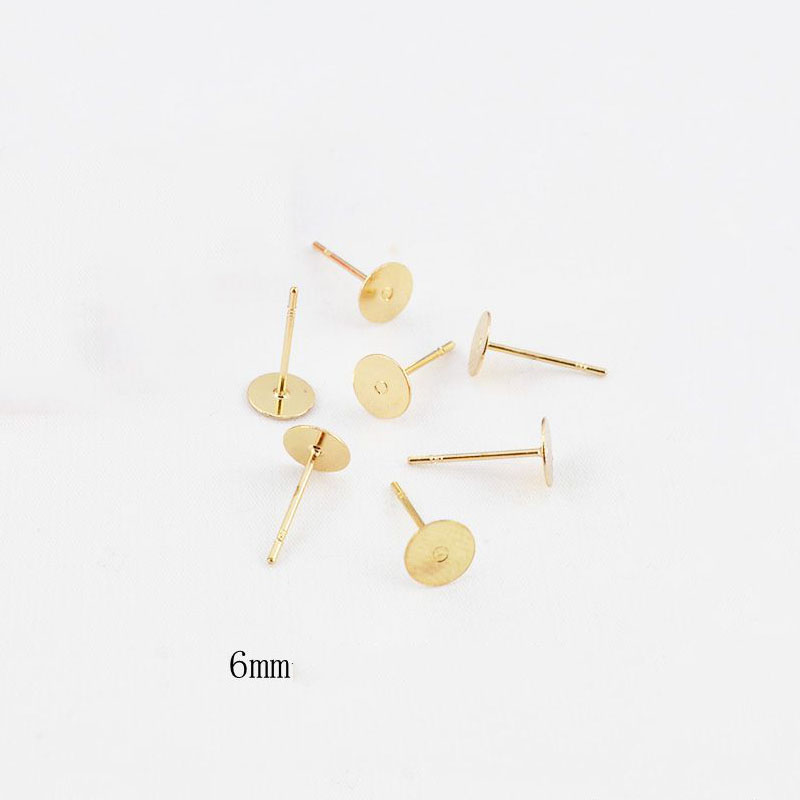 6mm Pinto earrings