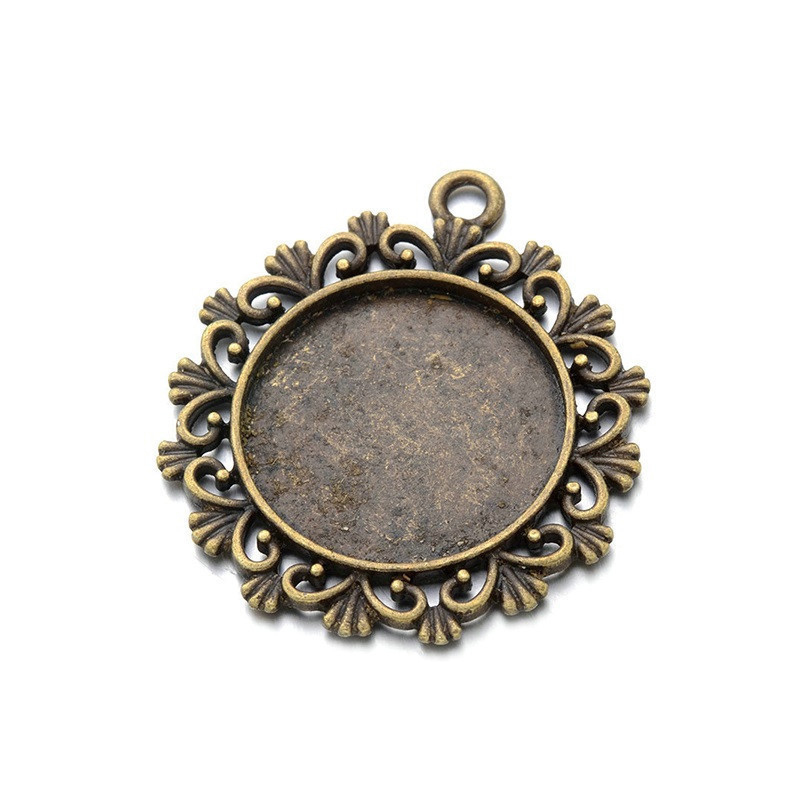 antique brass color plated