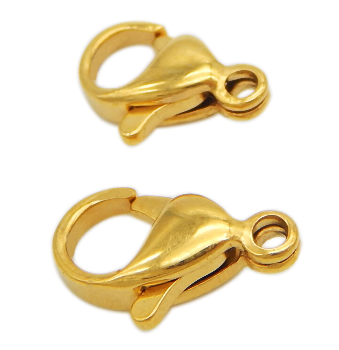 gold color plated 12mm long