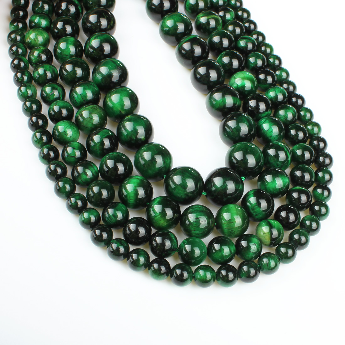 army green 6mm about 61 Pcs/Strand verde del ejército