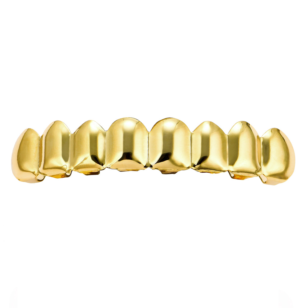 gold color plated（upper teeth）