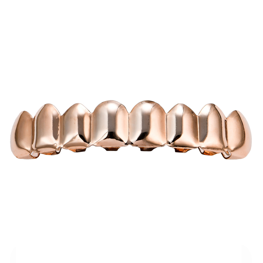 rose gold color plated（upper teeth）