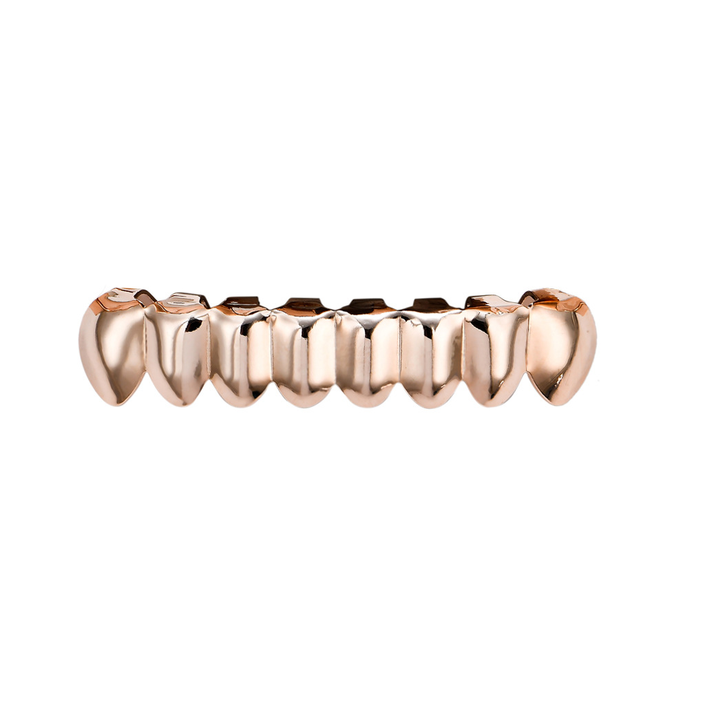 rose gold color plated（bottom tooth）