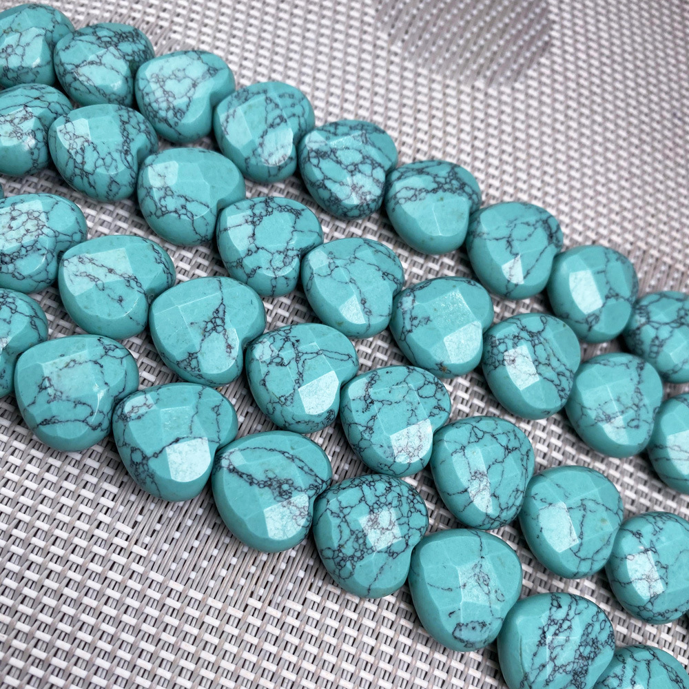 10 synthetic turquoise