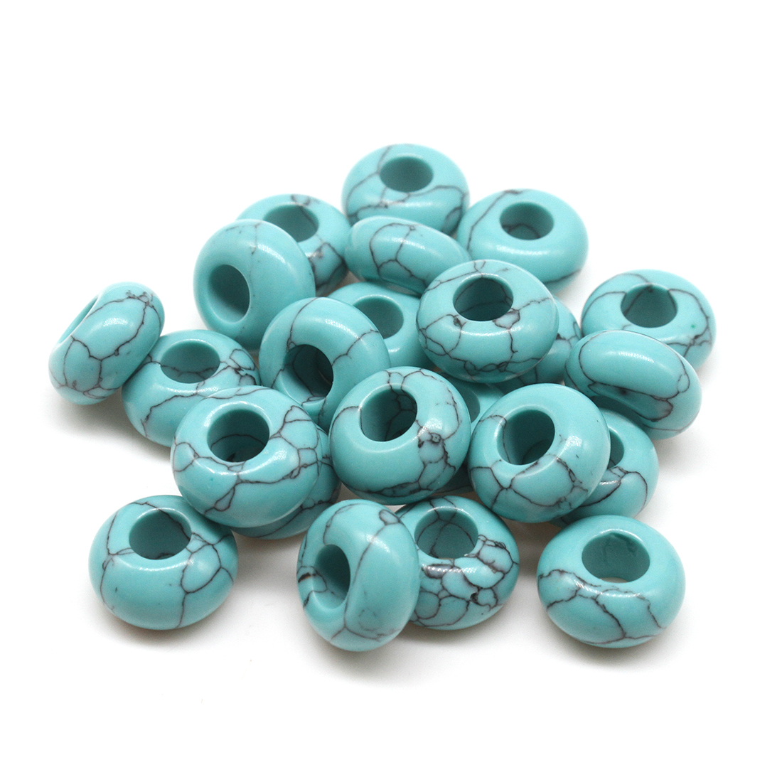blue turquoise, 14x8mm