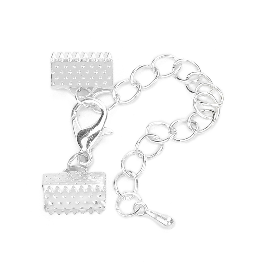 Silver iron tail chain length 5cm/lobster clasp 12