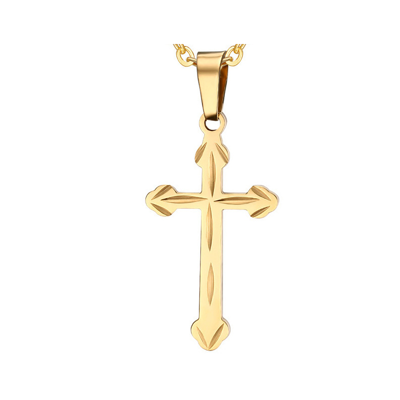Golden pendant without chain