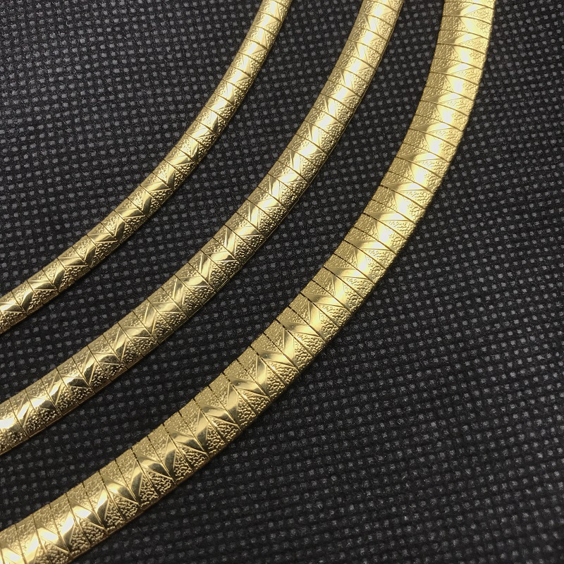 2:gold color plated 6mm