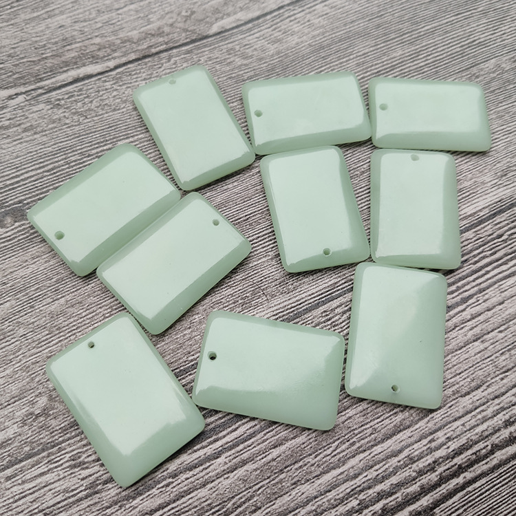 2:Green jade square
