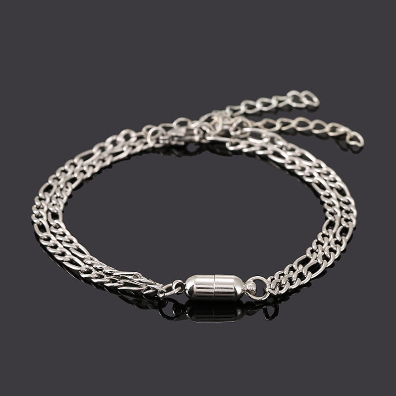 2:A pair of stainless steel chain B
