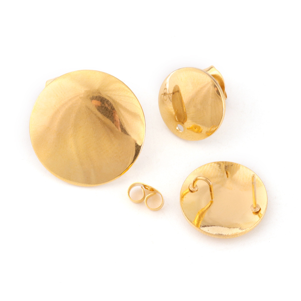 diameter 15mm, with ear nut, golden