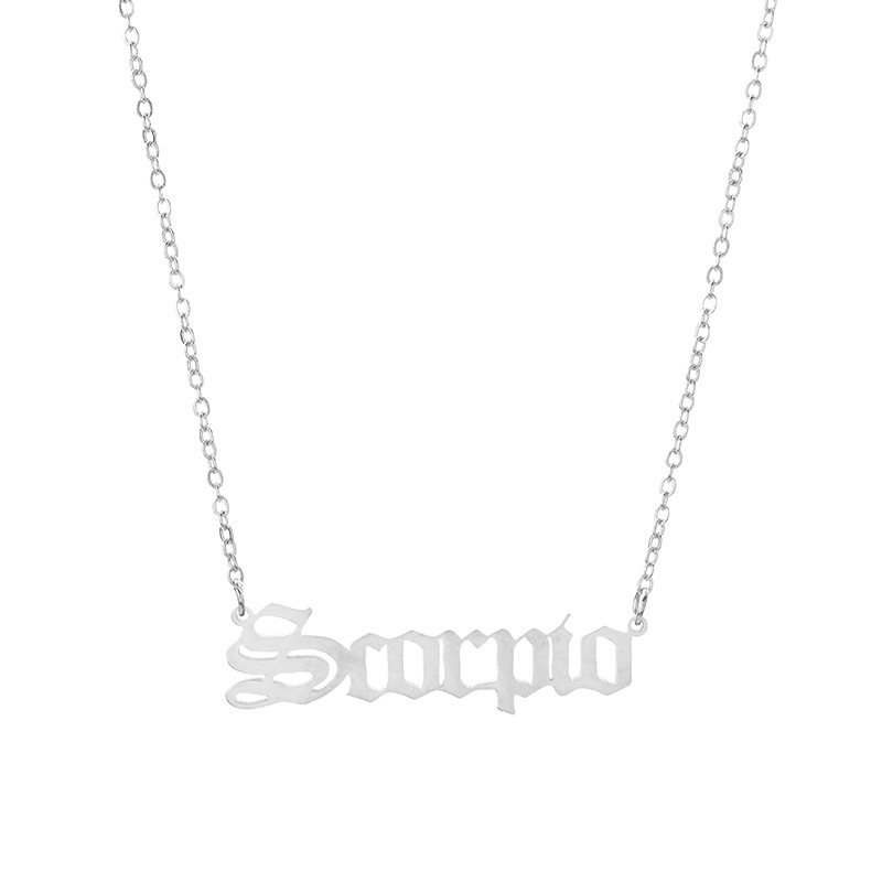 16:Scorpio necklace silver