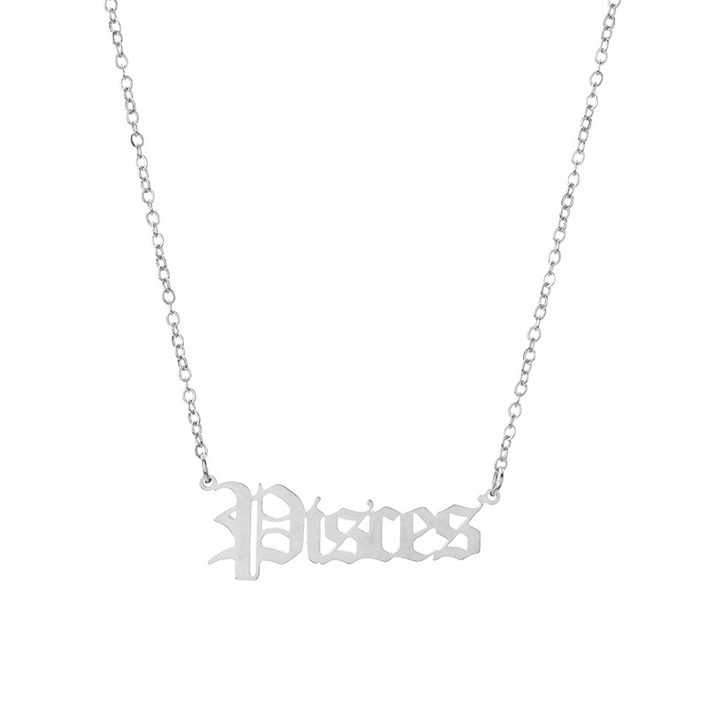 24:Pisces necklace silver
