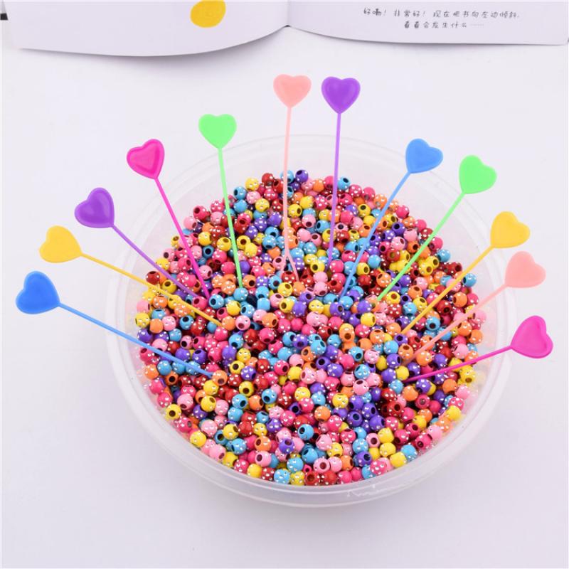 Opaque beads 500g （about 1640 pcs）