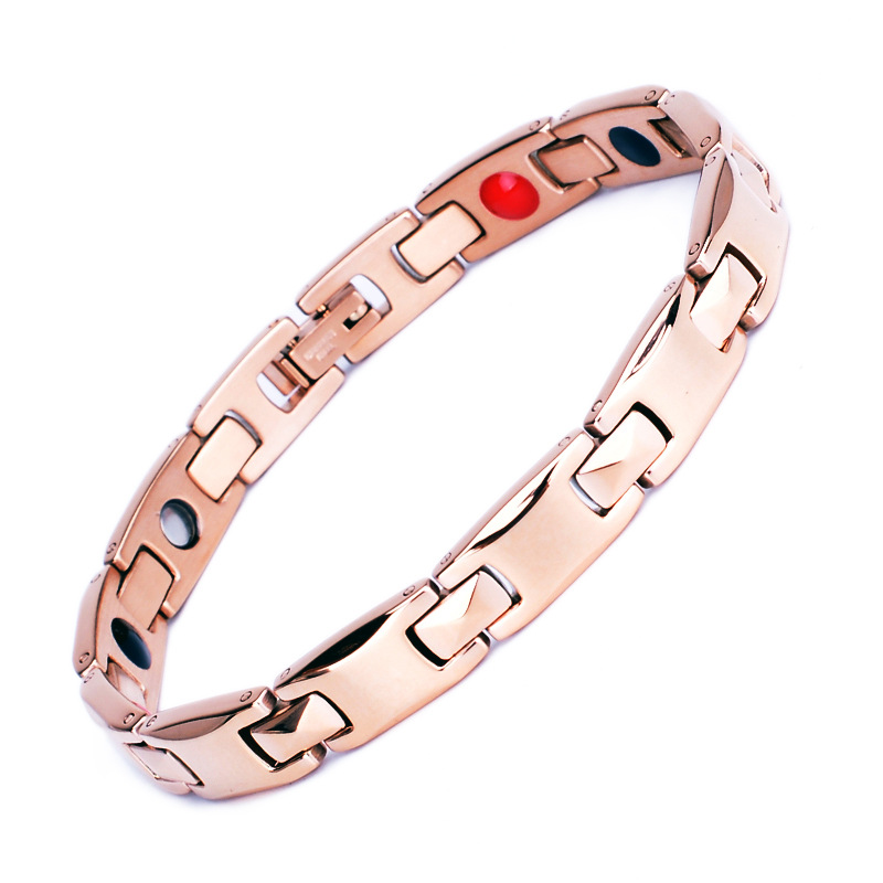 5:rose gold color plated  8mm