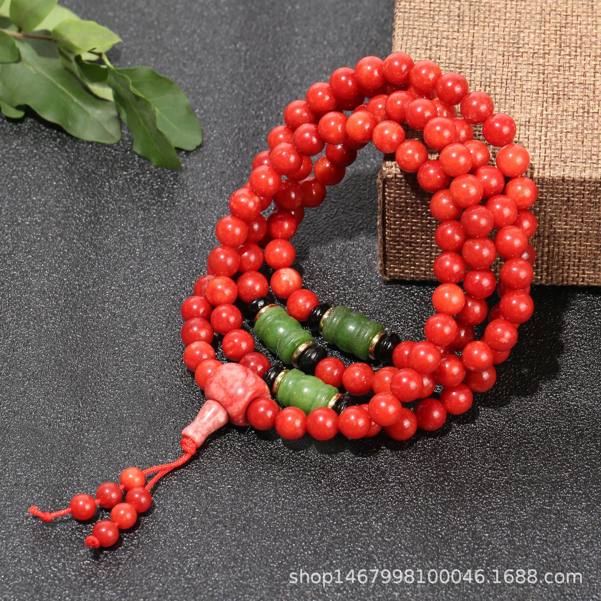 2:Red waist beads