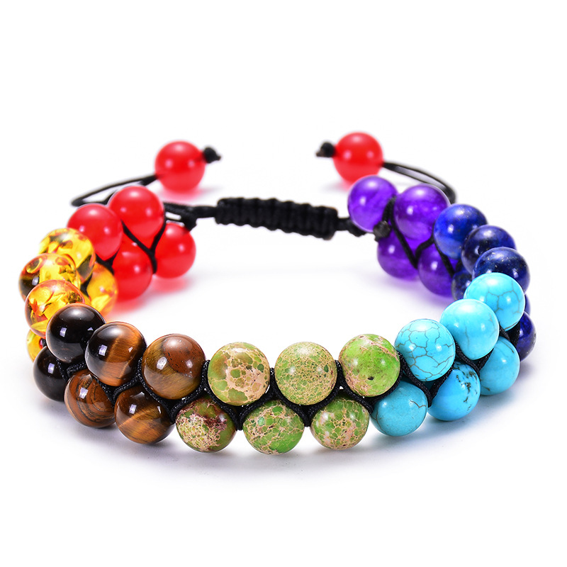 8 mm seven Chakra Bracelet