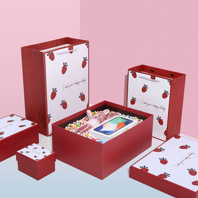 Gift Box (Strawberry Design)