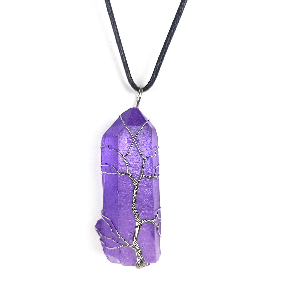 Electroplated amethyst