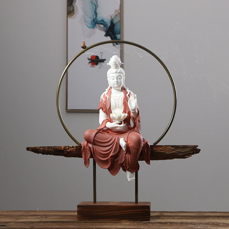 Red Guanyin (without base)