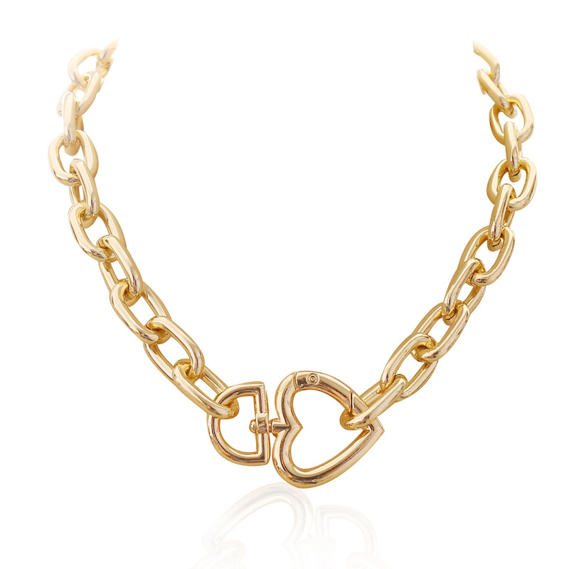 Golden necklace：45cm