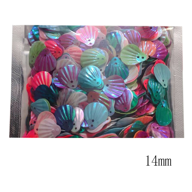 50 grams of colored shell with