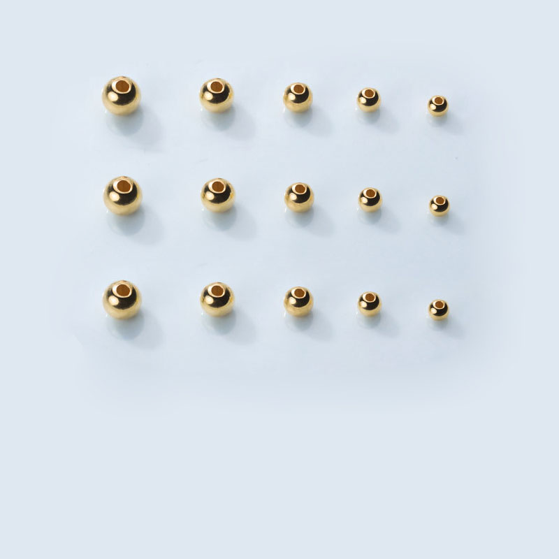 small holes gold color plated 3mm