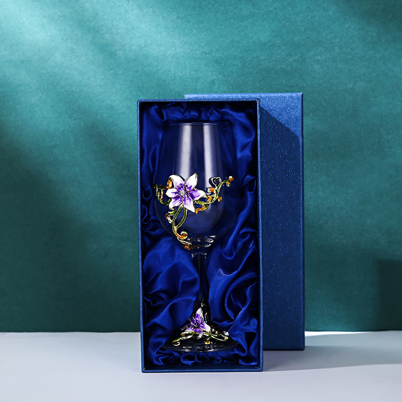 Purple single gift box