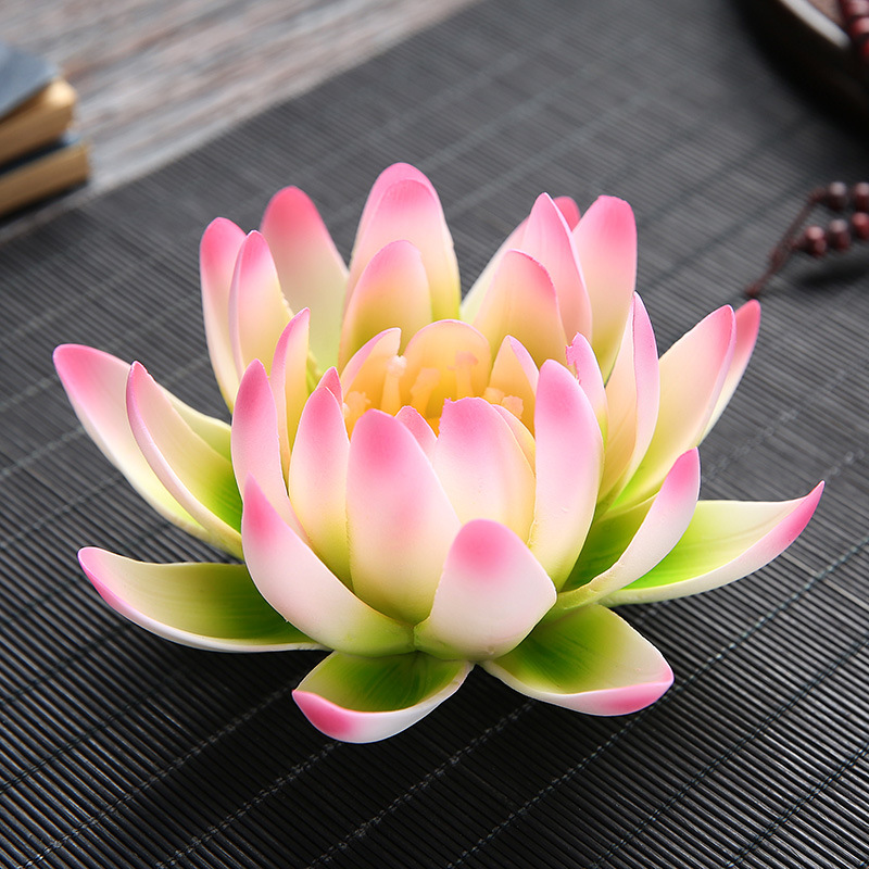 Pink green lotus