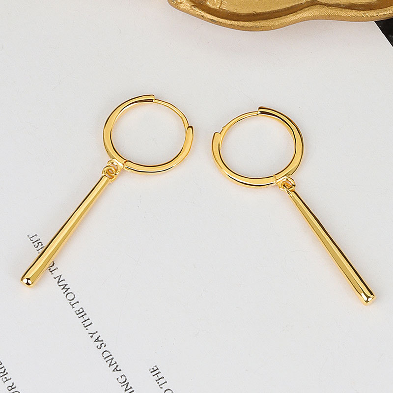 18K gold plated 13.4*37.2mm