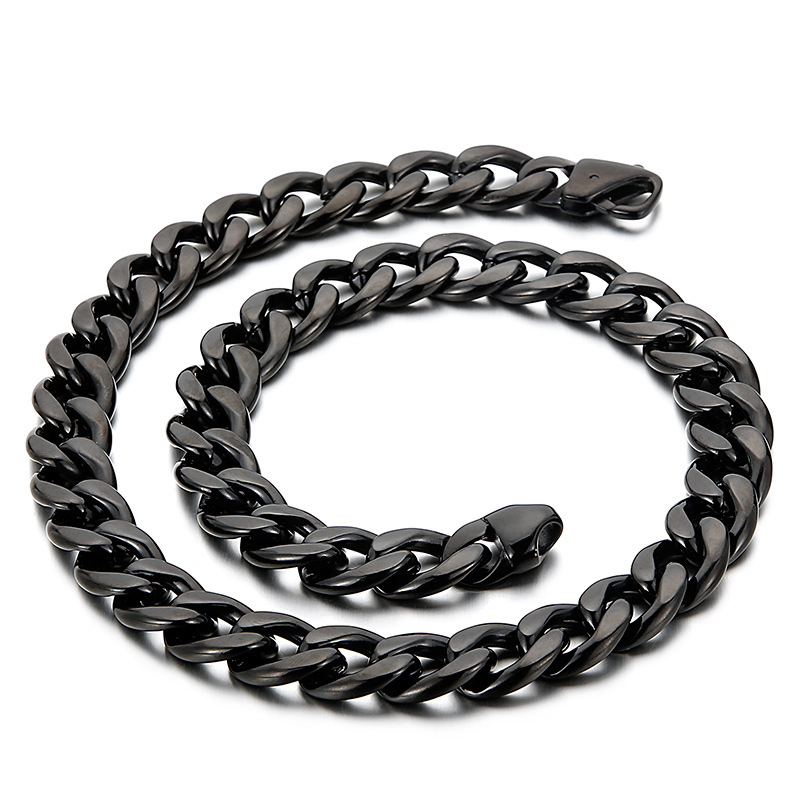 black necklace 500*13mm