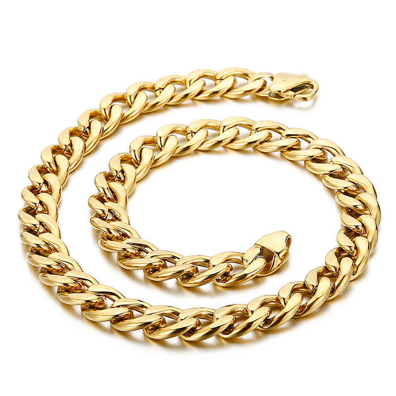 gold necklace 500*13mm