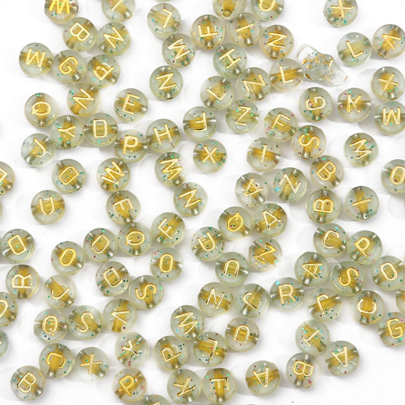 Onion powder transparent gold characters