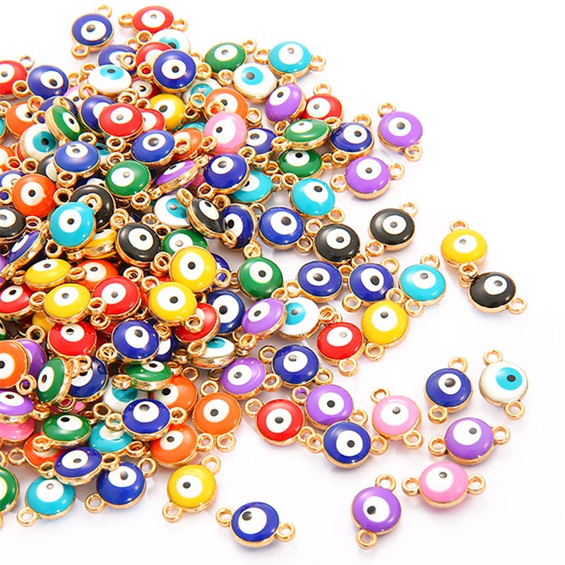 8mm double hanging color mix 10 / bag