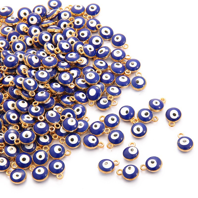 6mm single hanging sapphire blue 10 / pack