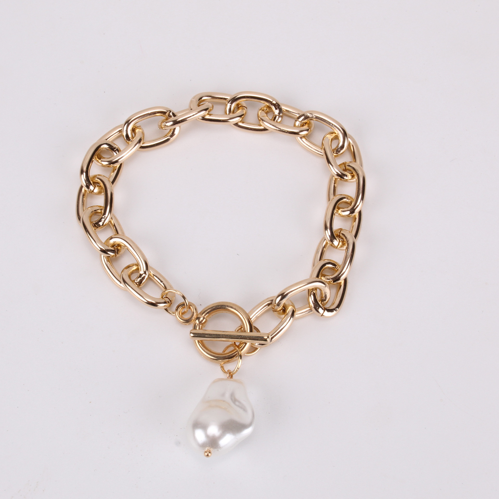 Cross chain bracelet