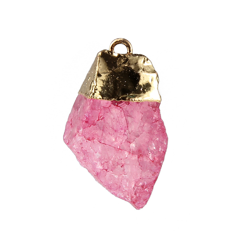 Pink Natural Stone Pendant 43769-BC2401