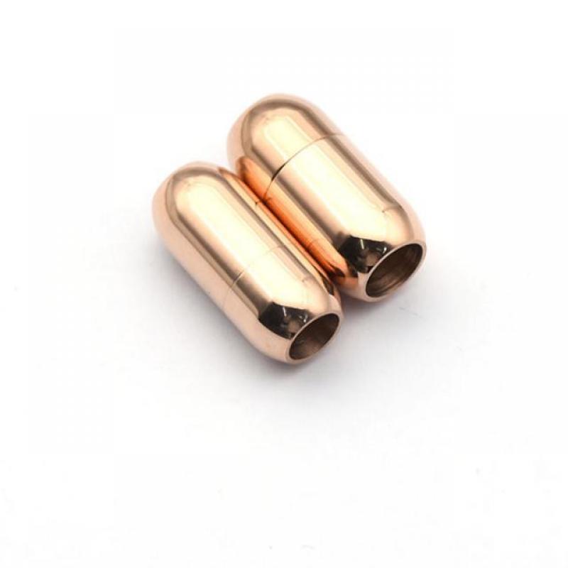Glossy rose gold 3mm aperture