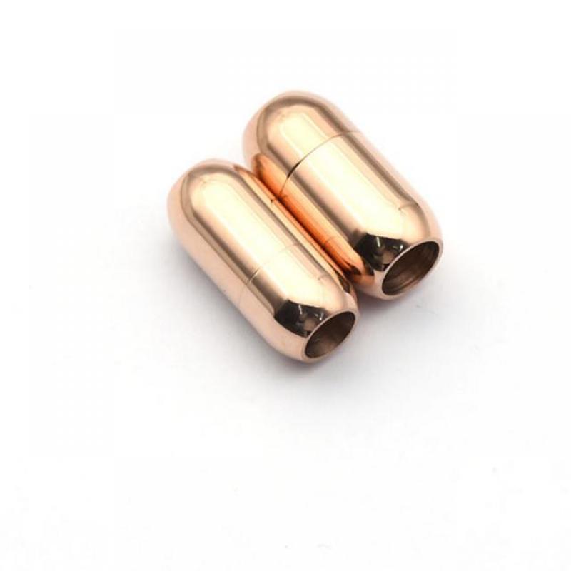 Glossy rose gold 5mm aperture