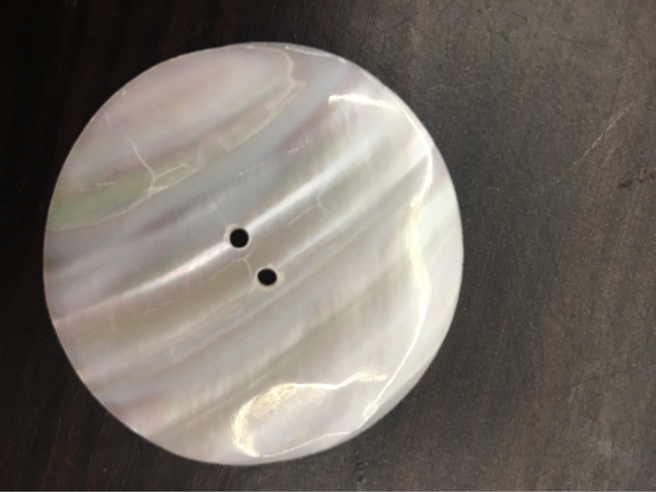 45mm button hole white