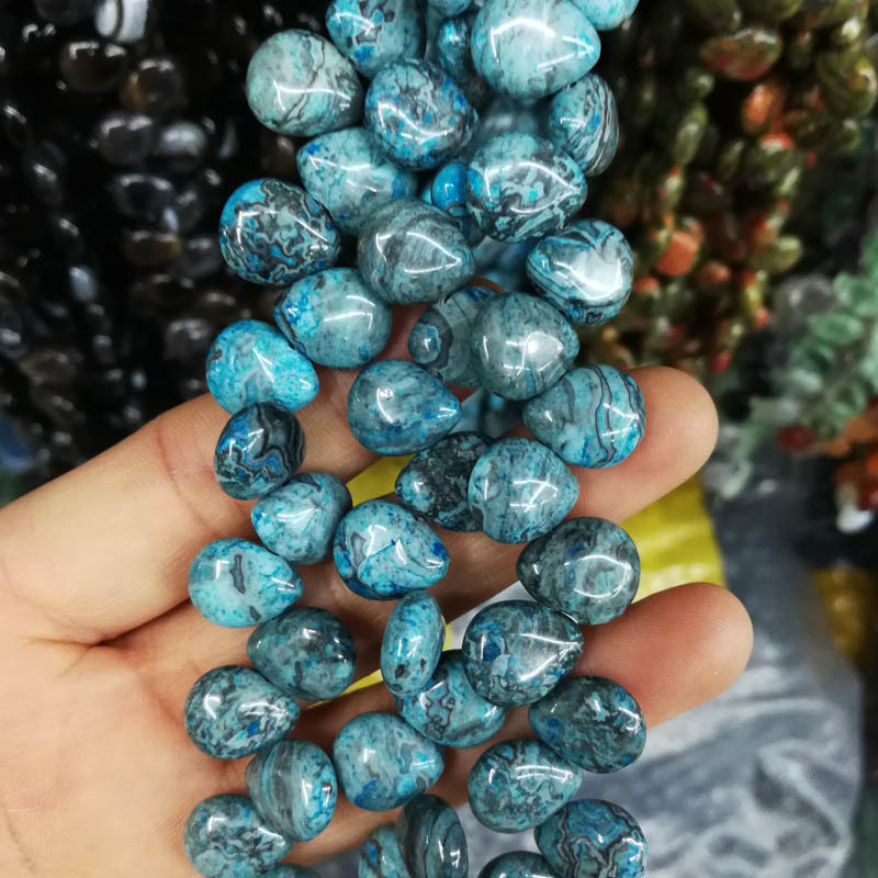 Blue and agate