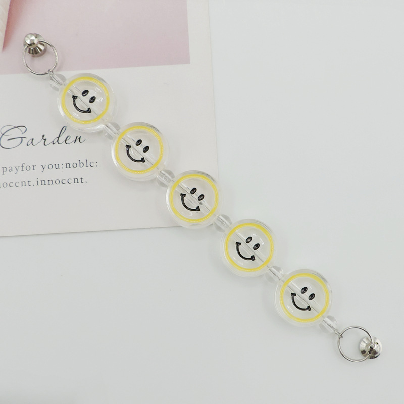 3:Yellow smiley face bracelet