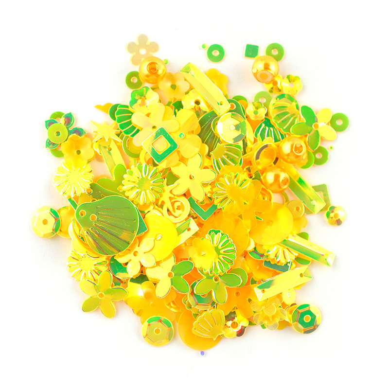 2:Pearl sequins mixed _2# yellow